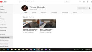 Youtube kanaal Thomas Alexander