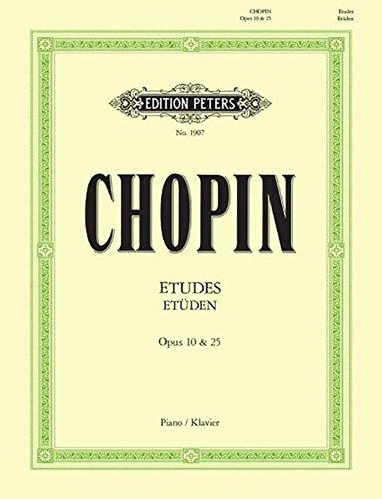 Chopin Etudes bladmuziek
