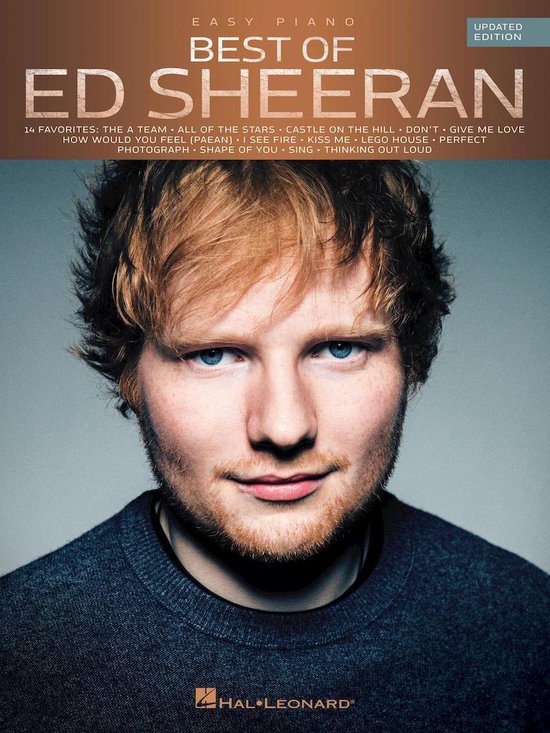 Ed sheeran - de mooiste hits voor piano